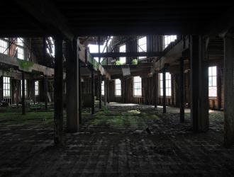 Haunting image of Fison's warehouse, courtesy of derelictplaces.co.uk